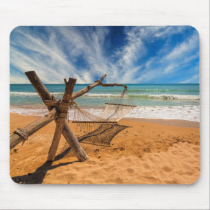 Mousepad Hammock em uma estância de Verão tropical