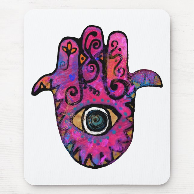 MOUSEPAD ** HAMSA COR-DE-ROSA ** (Frente)