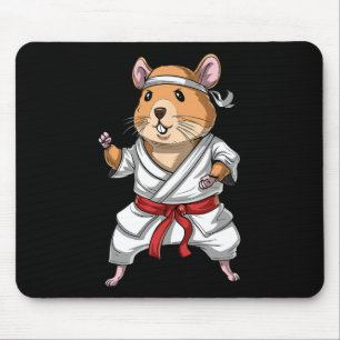 Mousepad Hamster Karate Ninja Jiu-jitsu Judo Taekwondo Mart