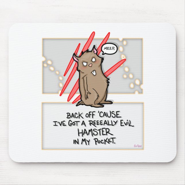 Mousepad Hamster mau! Mouspad (Frente)