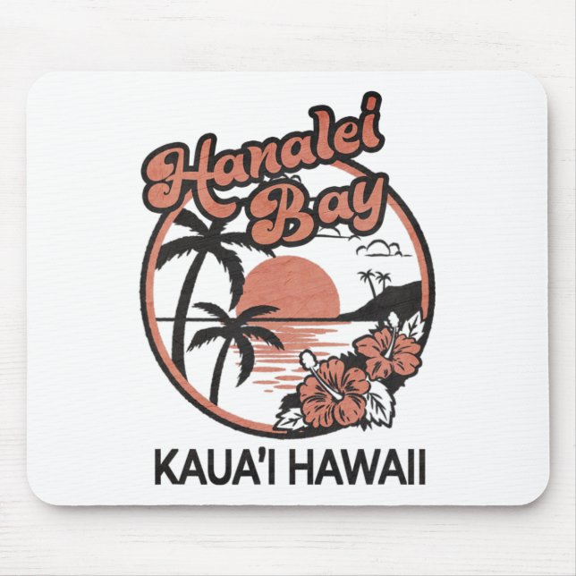 Mousepad Hanalei Bay Kauai Hawaii (Frente)