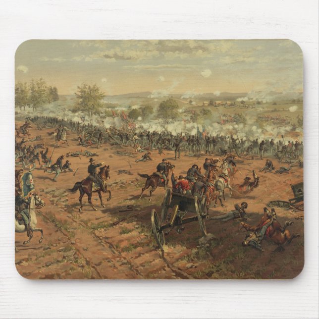 Mousepad Hancock em Gettysburg por Thure de Thulstrup (Frente)