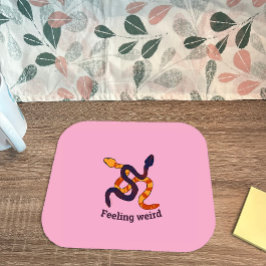 Mousepad Hand drawn multicoloured funny snakes design