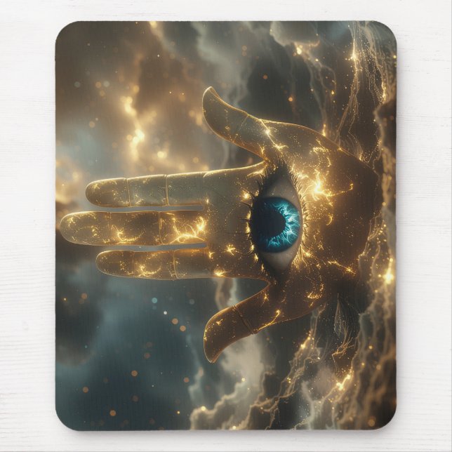 MOUSEPAD HAND OF FATIMA – HAND OF HAMSA – ZEN BUDDHISM  (Frente)