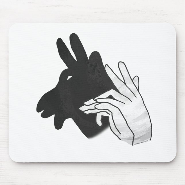 Mousepad Hand Silhouette Billy Goat (Frente)