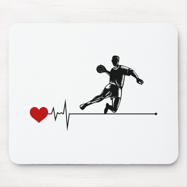 Mousepad Handball Coach Handballer Engraçado Dizendo (Frente)
