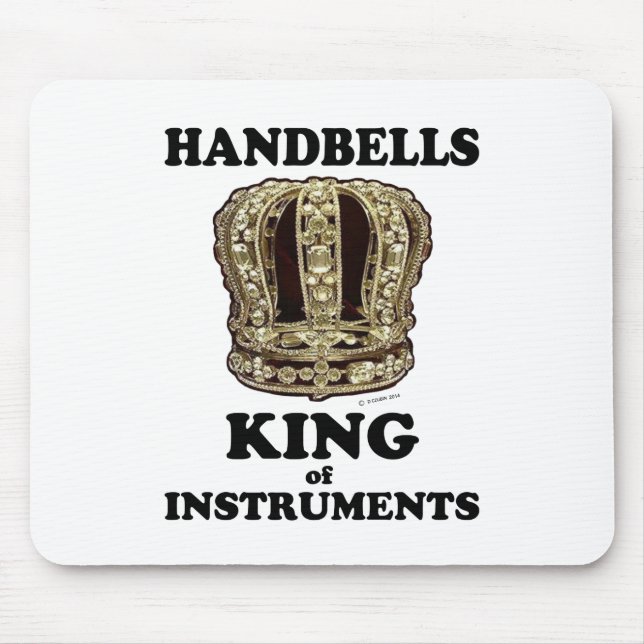 Mousepad Handbell King of Instruments (Frente)
