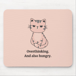 Mousepad Hangry Cat