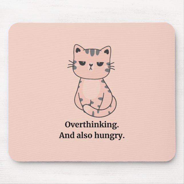 Mousepad Hangry Cat (Frente)