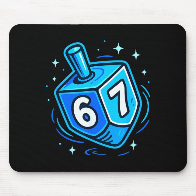 Mousepad Hanukkah 67 Meme Chanukah Jewish Men Women Kids  (Frente)