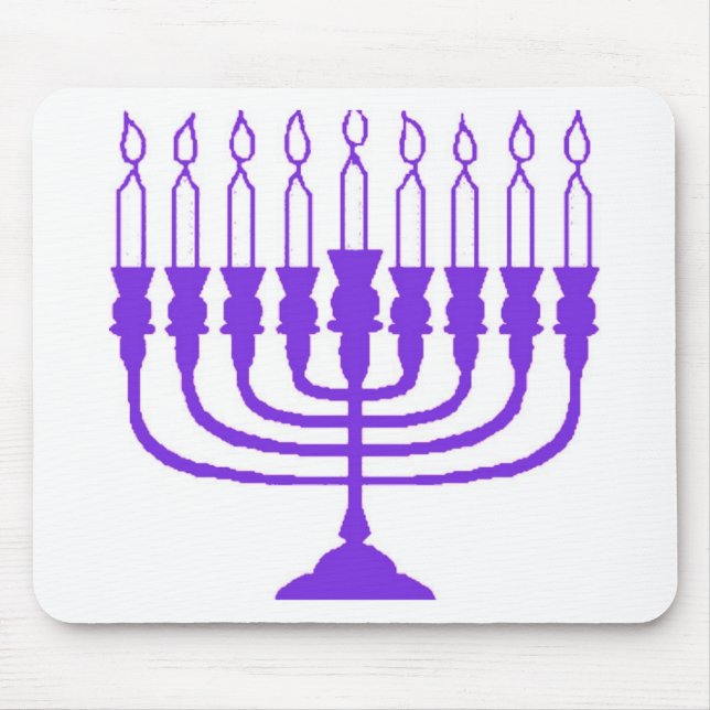 Mousepad Hanukkah Menorah (Frente)