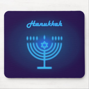 Mousepad Hanukkah Menorah deixa decoração
