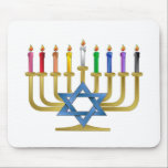 Mousepad Hanukkah Rainbow Candles Dourados Menorah<br><div class="desc">Você está vendo The Lee Hiller Designs Collection of Home and Office Decor,  Roupa,  Gifts and Coleções. As Designs incluem Lee Hiller Photoographic e Mixed Media Digital Art Collection. Você pode ver sua fotografia da Nature em http://HikeOurPlanet.com/ e seguir seu blog de caminhada no Hot Primavera National Park.</div>