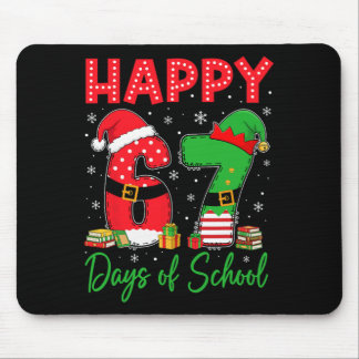 Mousepad Happy 67 Days Of School Six Seven 67 Christmas San