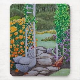 Mousepad Happy Chicken Park