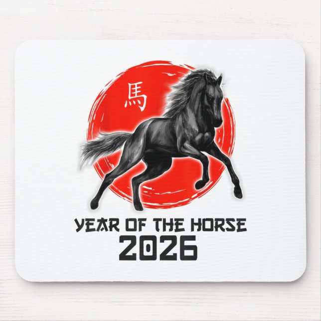 Mousepad Happy Chinese Lunar New Year 2026 Zodiac Year Of T (Frente)