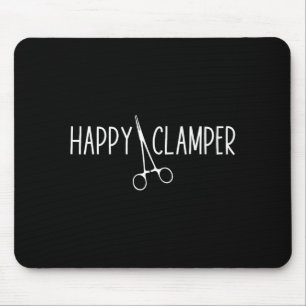 Mousepad Happy Clamper - Homens Mulheres Técnico Cirúrgico