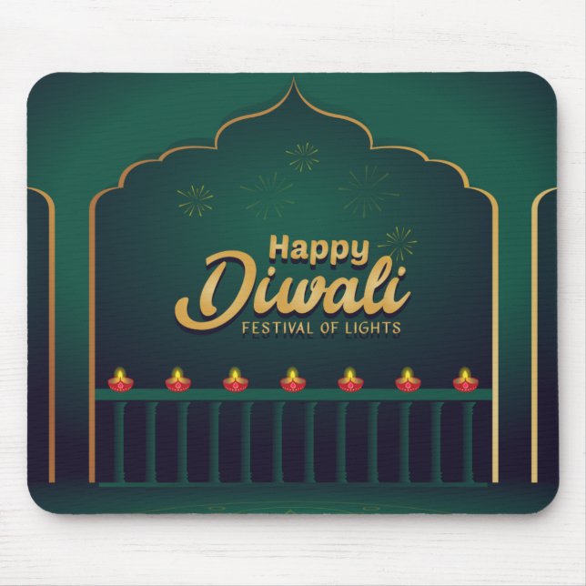 Mousepad Happy Diwali (Frente)