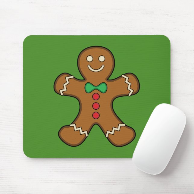 Mousepad Happy Gingerpão Man (Com mouse)