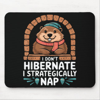 Mousepad Happy Groundhog Day Woodchuck Animal Groundhog Lov