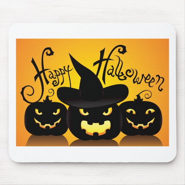Mousepad Happy Halloween (Frente)