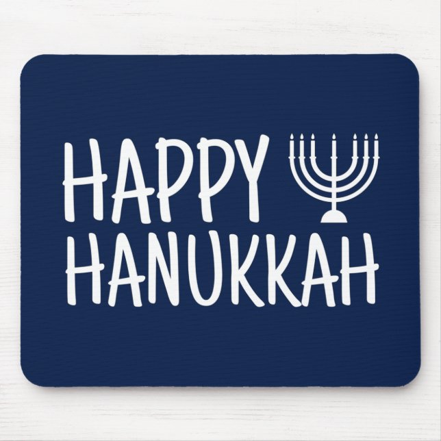 Mousepad Happy Hanukkah (Frente)
