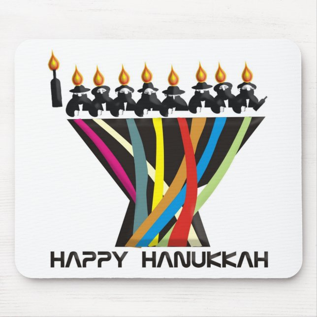 Mousepad Happy Hanukkah (Frente)