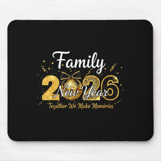Mousepad Happy New Year 2025 New Year's Eve Party Countdown (Frente)