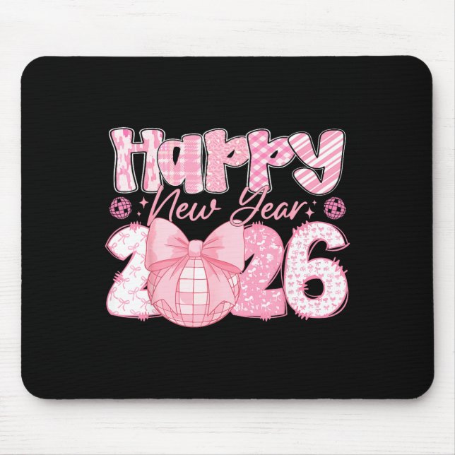 Mousepad Happy New Year 2026 Eve Party Family Matching Men  (Frente)