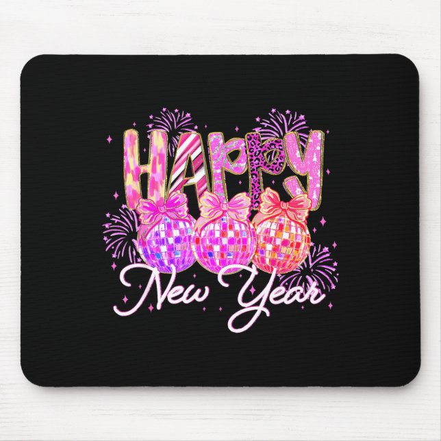 Mousepad Happy New Year 2026 Family Celebration New Years E (Frente)