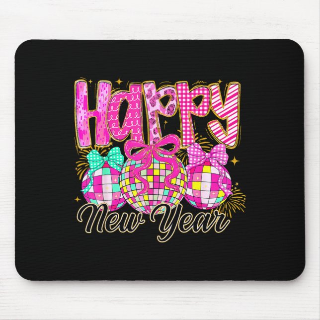 Mousepad Happy New Year 2026 Family Celebration New Years E (Frente)
