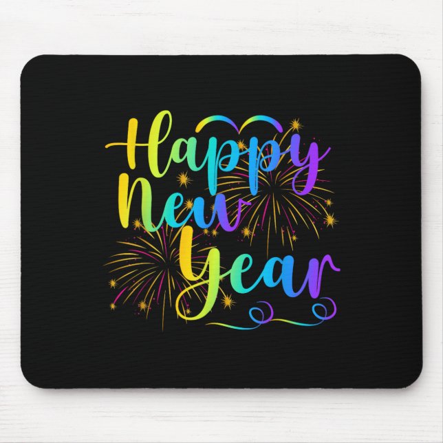 Mousepad Happy New Year 2026 Funny Family Friend New Year E (Frente)