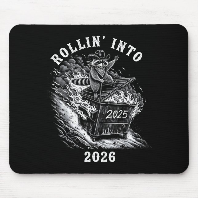 Mousepad Happy New Year 2026 Goodbye 2025 Hello 2026 Family (Frente)