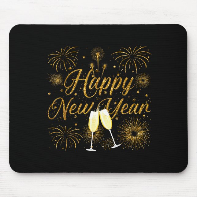 Mousepad Happy New Year 2026 New Years Eve Party Countdown  (Frente)