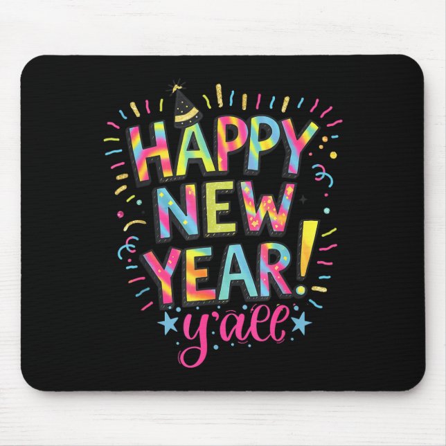 Mousepad Happy New Year 2026 New Years Eve Party Countdown  (Frente)