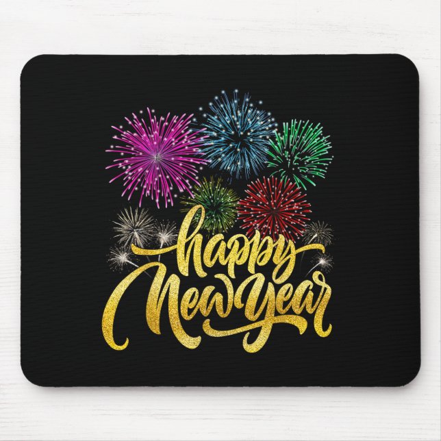 Mousepad Happy New Year 2026 New Years Eve Party Countdown  (Frente)