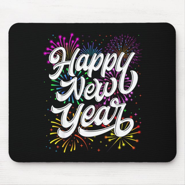 Mousepad Happy New Year 2026 New Year's Eve Party Countdown (Frente)