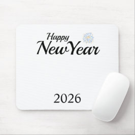 Mousepad Happy New Year Custom Present