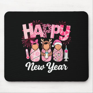 Mousepad Happy New Year Labor Delivery L&amp;d Nurse Nye Pa