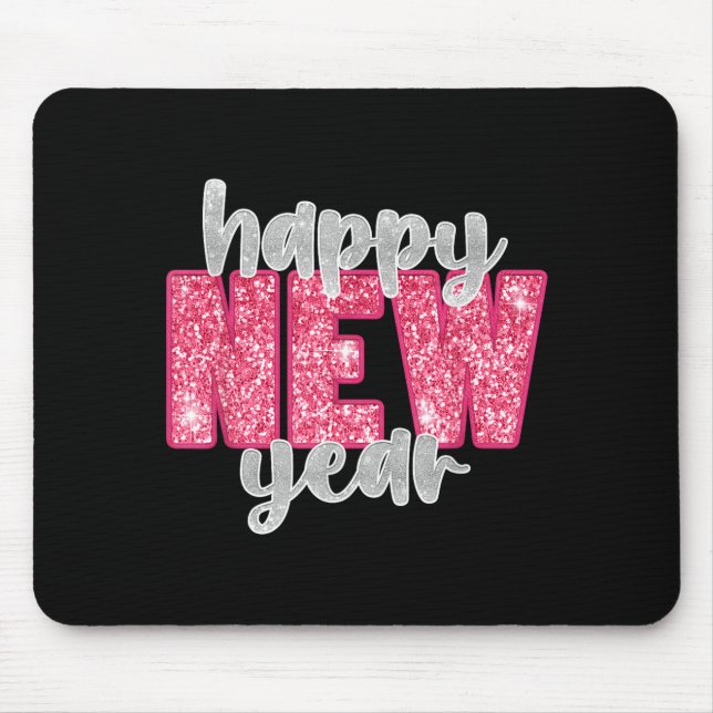 Mousepad Happy New Year Party 2026 Nye Funny Family Matchin (Frente)