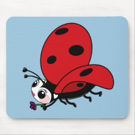 Mousepad Happy Wings Ladybug