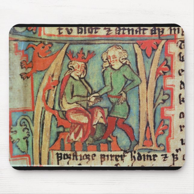 Mousepad Harald mim Fairhair Guthrum de cumprimento (Frente)