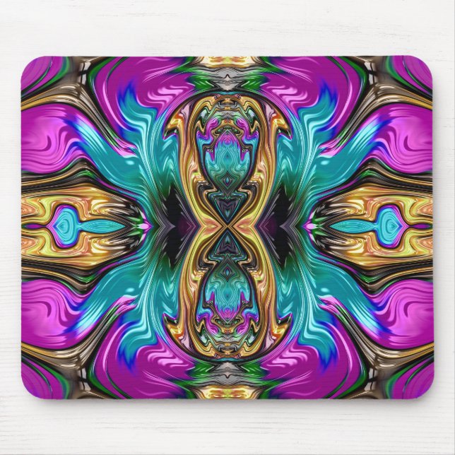 Mousepad ~ HAREM GLOSS ~ Fractal ~ Original ~ Pad Do Rato (Frente)