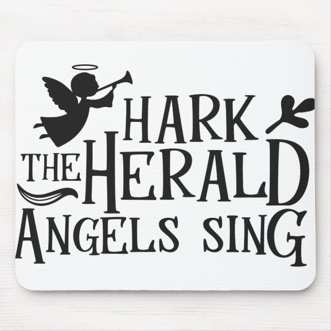 Mousepad Hark the Herald Angel Sing (Frente)
