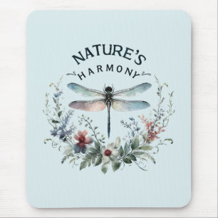 Mousepad Harmonia da Natureza - Dragonfly Artística