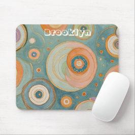 Mousepad Harmonia do caleidoscópio: Os Círculos De Pastel S