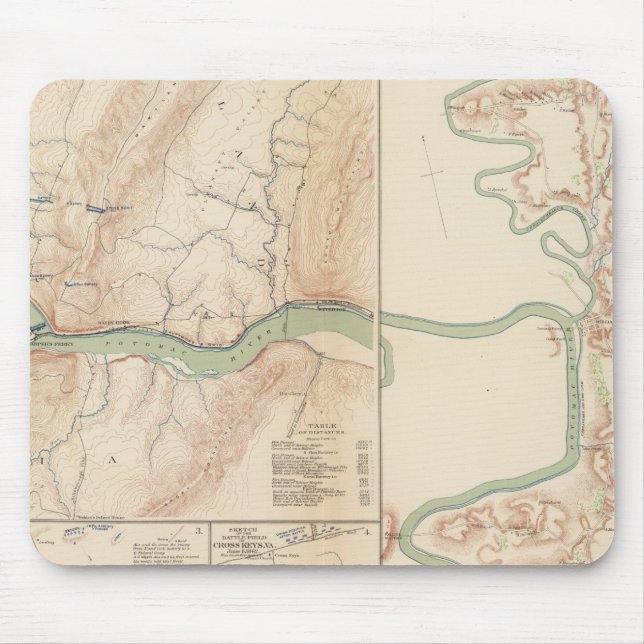 Mousepad Harper's Ferry, Hagerstown, Funkstown (Frente)