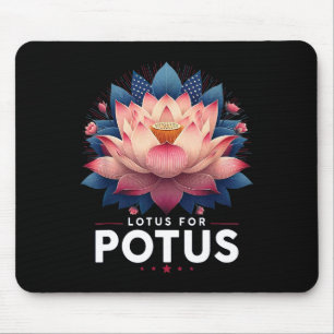 Mousepad Harris 2024 Lotus For Potus Trending Presidente