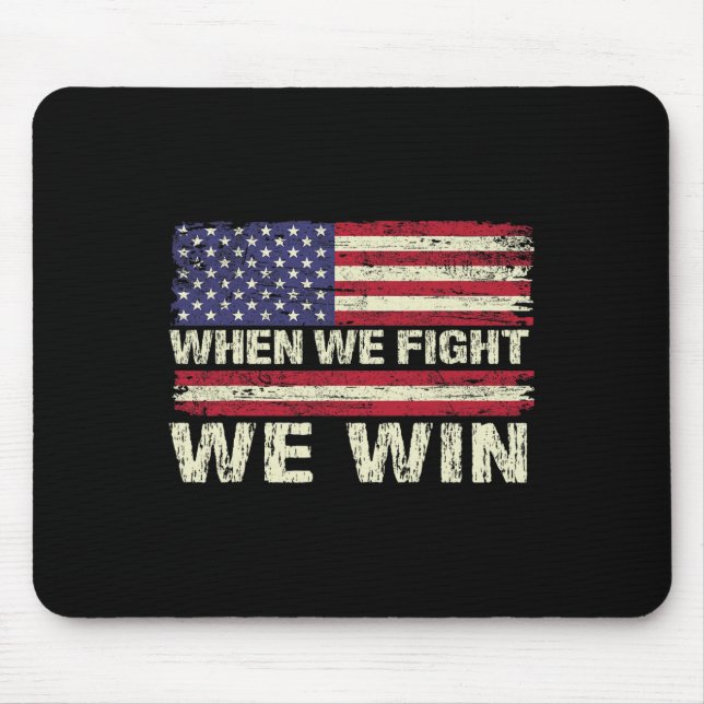 Mousepad Harris 2024 Quando Combatemos Ganhamos Bandeira Da (Frente)
