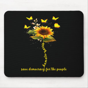 Mousepad Harris 2024 Sunflower Economiza Democracia Para O
